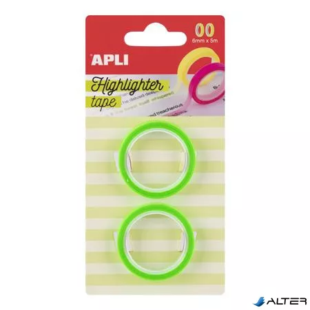 Szövegkiemelő szalag display, 32 db, APLI, különböző színekben