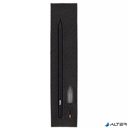 Töltőceruza, HB, hatszögletű, csereheggyel, APLI 'Infinite', fekete