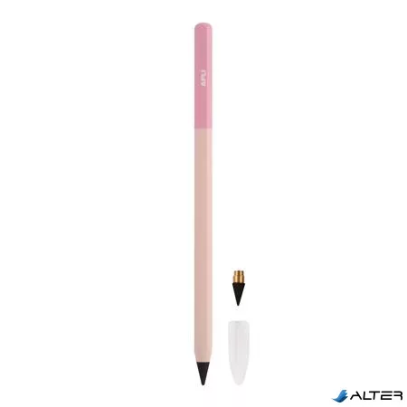 Töltőceruza, HB, hatszögletű, csereheggyel, APLI "Infinite", pink