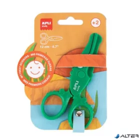 Olló, óvodai, 12 cm, APLI Kids, krokodil