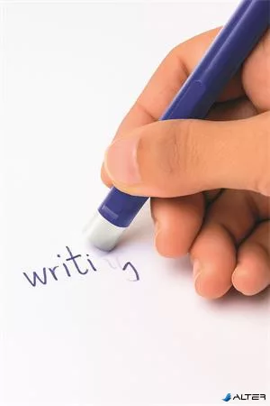 Zseléstoll, 0,5 mm, nyomógombos, radírozható, APLI 'Erasable', vegyes színek