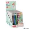 Színes töltőceruza készlet, display, APLI "Color Click", 12 szín