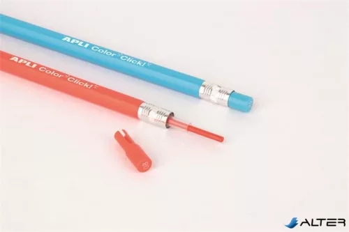 Színes töltőceruza készlet, APLI 'Color Click', 12 különböző szín