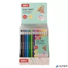 Színes töltőceruza készlet, display, APLI "Color Click", 12 szín