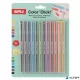 Utántöltő színes töltőceruza készlethez, APLI "Color Click", 24 db, 12 szín