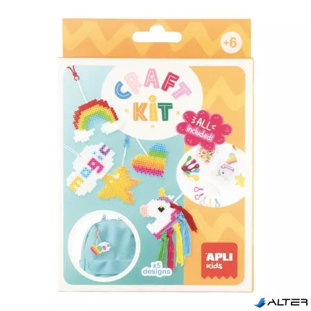 Kulcstartó készítő készlet, APLI Kids "Craft Kit"