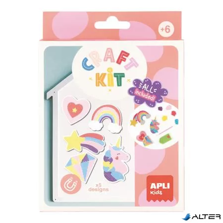 Gyémántmozaik mágnes készlet, APLI Kids 'Craft Kit'