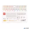 Filctoll készlet, 2,5 mm, kimosható, nyomda, APLI Kids "Stamps", 14 különböző szín és minta