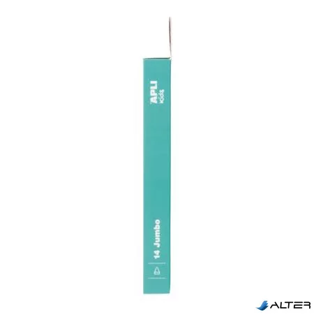 Filctoll készlet, 9,6 mm, kimosható, vastag, APLI Kids "Jumbo", 14 különböző szín