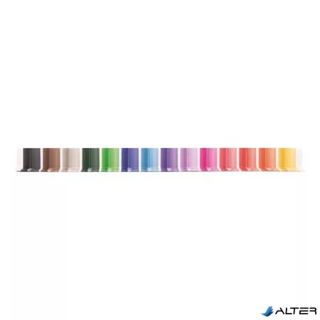 Filctoll készlet, 9,6 mm, kimosható, vastag, APLI Kids "Jumbo", 14 különböző szín