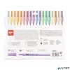Filctoll készlet, 3,6 mm, kimosható, metálfényű, APLI Kids "Metallic", 18 különböző szín