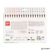 Textilfilc, 2,5-4,2 mm, kétvégű, APLI Kids "Textile", 18 különböző szín