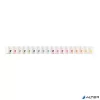 Textilfilc, 2,5-4,2 mm, kétvégű, APLI Kids "Textile", 18 különböző szín