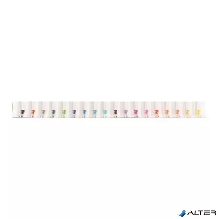 Textilfilc, 2,5-4,2 mm, kétvégű, APLI Kids "Textile", 18 különböző szín