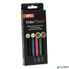 Zseléstoll, akril tintával, 0,7 mm, nyomógombos, APLI "Color Click", 4 különböző szín