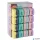 Tolltartó, display, cipzáras, szilikon, kétszínű, APLI "Pastel", vegyes színek