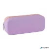 Tolltartó, display, cipzáras, szilikon, kétszínű, APLI "Pastel", vegyes színek