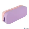 Tolltartó, display, cipzáras, szilikon, kétszínű, APLI "Pastel", vegyes színek