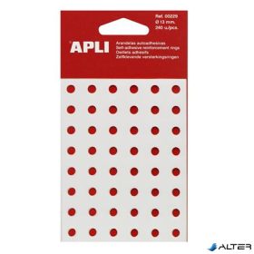 Lyukerősítő gyűrű, 13 mm átmérő, APLI, átlátszó