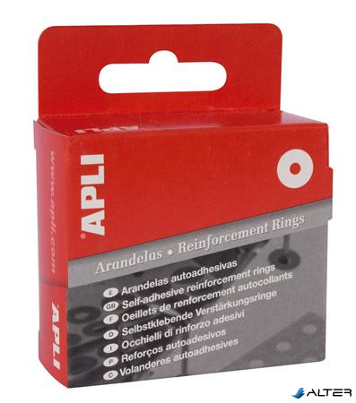 Lyukerősítő gyűrű, 13 mm átmérő, APLI, átlátszó