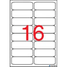   Etikett, univerzális, 99,1x34 mm, kerekített sarkú, APLI, 1600 etikett/csomag