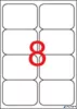 Etikett, univerzális, 99,1x67,7 mm, kerekített sarkú, APLI, 800 etikett/csomag