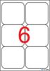 Etikett, univerzális, 99,1x93,1 mm, kerekített sarkú, APLI, 600 etikett/csomag