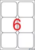Etikett, univerzális, 99,1x93,1 mm, kerekített sarkú, APLI, 600 etikett/csomag