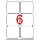 Etikett, univerzális, 99,1x93,1 mm, kerekített sarkú, APLI, 600 etikett/csomag