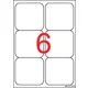 Etikett, univerzális, 99,1x93,1 mm, kerekített sarkú, APLI, 600 etikett/csomag