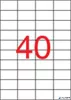 Etikett, univerzális, 52,5x29,7 mm, APLI, 4000 etikett/csomag