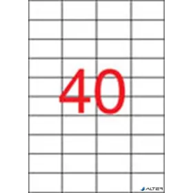   Etikett, univerzális, 52,5x29,7 mm, APLI, 4000 etikett/csomag