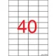 Etikett, univerzális, 52,5x29,7 mm, APLI, 4000 etikett/csomag