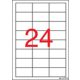 Etikett, univerzális, 64,6x33,8 mm, APLI, 2400 etikett/csomag