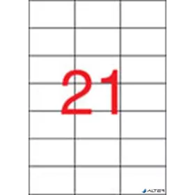 Etikett, univerzális, 70x42,4 mm, APLI, 2100 etikett/csomag