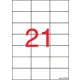 Etikett, univerzális, 70x42,4 mm, APLI, 2100 etikett/csomag
