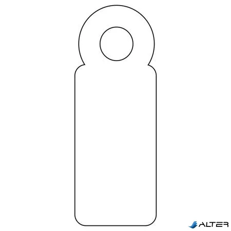 Árazócímke, 7x19 mm, APLI, fehér