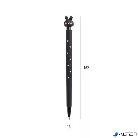 Nyomósirón, grafitbéllel, 0,5 mm, 2B, APLI 'Back2Fun', nyuszi