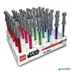 Zseléstoll display, 0,7 mm, fénykard, LEGO "Star Wars", 6 különböző szín