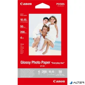   GP-501 Fotópapír, tintasugaras, 10x15 cm, 200 g, fényes, CANON