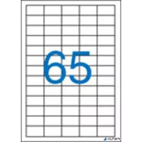   Etikett, univerzális, 38x21,2 mm, VICTORIA PAPER, 6500 etikett/csomag