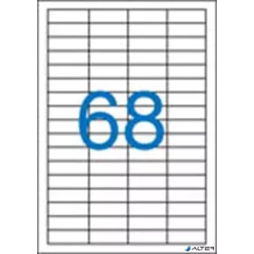   Etikett, univerzális, 48,5x16,9 mm, VICTORIA PAPER, 6800 etikett/csomag