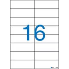   Etikett, univerzális, 105x37 mm, VICTORIA PAPER, 1600 etikett/csomag