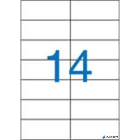   Etikett, univerzális, 105x42,4 mm, VICTORIA PAPER, 1400 etikett/csomag