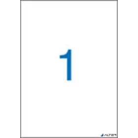   Etikett, univerzális, 210x297 mm, VICTORIA PAPER, 100 etikett/csomag