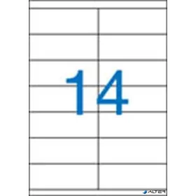   Etikett, univerzális, 105x40 mm, VICTORIA PAPER, 1400 etikett/csomag