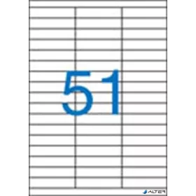   Etikett, univerzális, 70x16,9 mm, VICTORIA PAPER, 5100 etikett/csomag