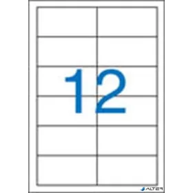   Etikett, univerzális, 97x42,4 mm, VICTORIA PAPER, 1200 etikett/csomag