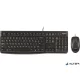 Egér- és billentyűzet készlet, vezetékes, USB, LOGITECH "MK120", fekete