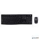 Egér- és billentyűzet készlet, vezeték nélküli, USB, HUN, LOGITECH "MK270", fekete